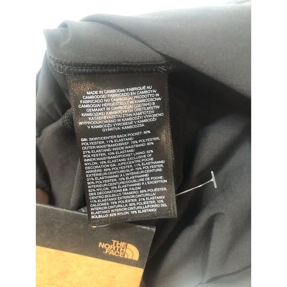 The North Face Arque Skirt NF0A82Q6 Black Skort Lined Stretch Women's Small S - Picture 8 of 8